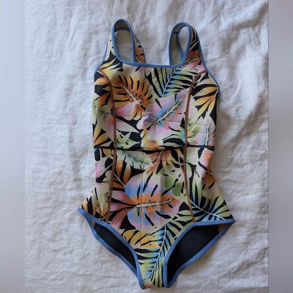 Billabong Reversible Colorblock One-Piece Swimsuit / Surfsuit - Picture 4 of 4